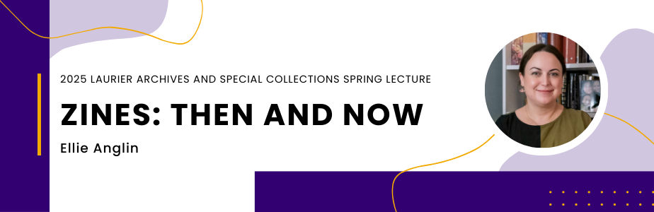 Event poster; details provided in caption. Headshot of Ellie Englin.