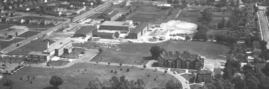 r construction and open fields. Where Martin Luther University College stands today are Conrad Hall, the women's residence, and a large brick building known as Willison Hall. On the north side of Bricker Avenue are residential houses