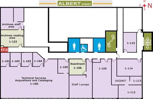 Description follows for blind and partially sighted