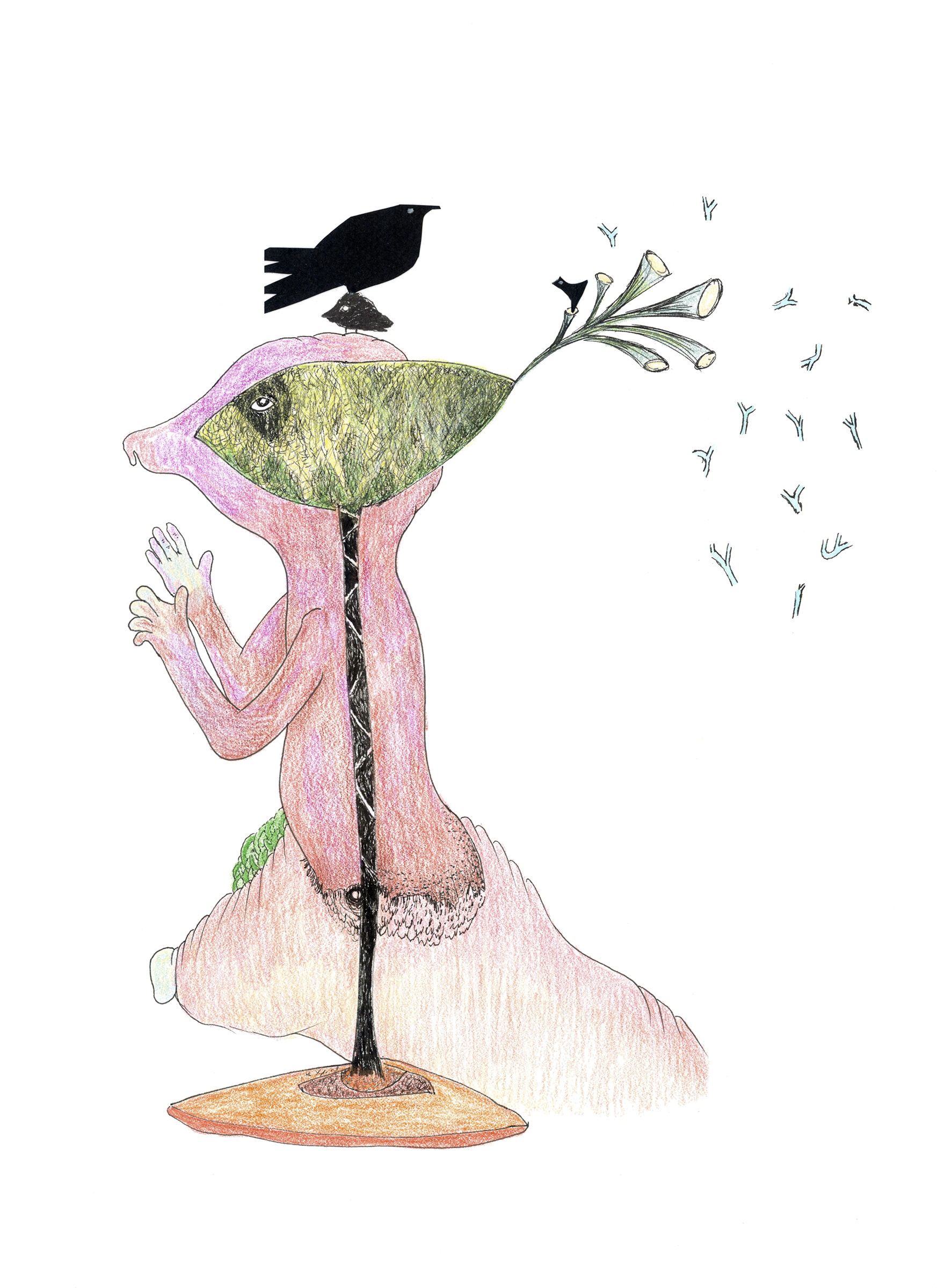 Description of Weightless Thoughts follows for blind and partially sighted