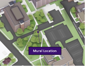 Aerial view of the Laurier Library building