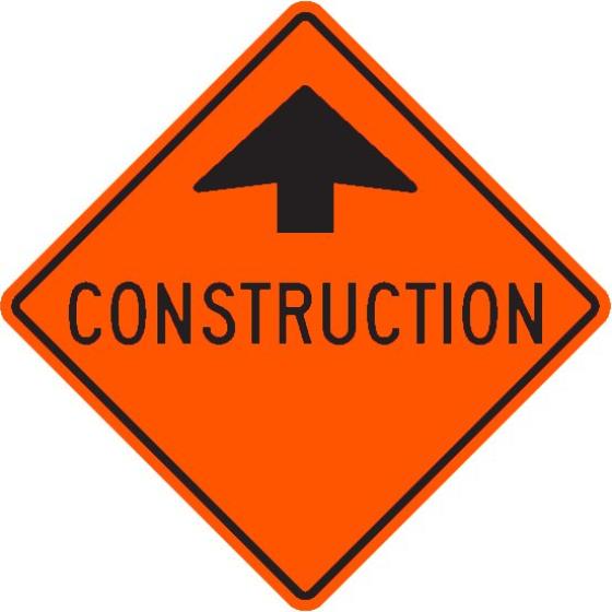 Construction sign
