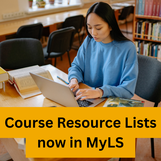Course Resources List now in MyLS